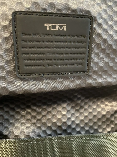 NEW! TUMI Men's Alpha Bravo Barton Crossbody Bag Olive Green & Black 5