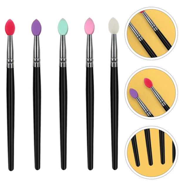 5pcs Kosmetische Applikatoren Augen Make-Up Pinsel Make-up Pinsel