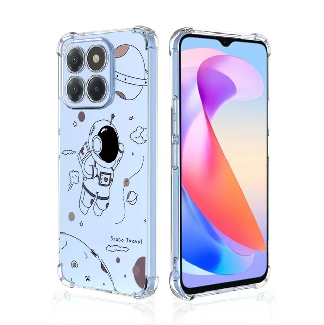 Cover Custodia Trasparente per Honor X6A in TPU morbido disegno T4