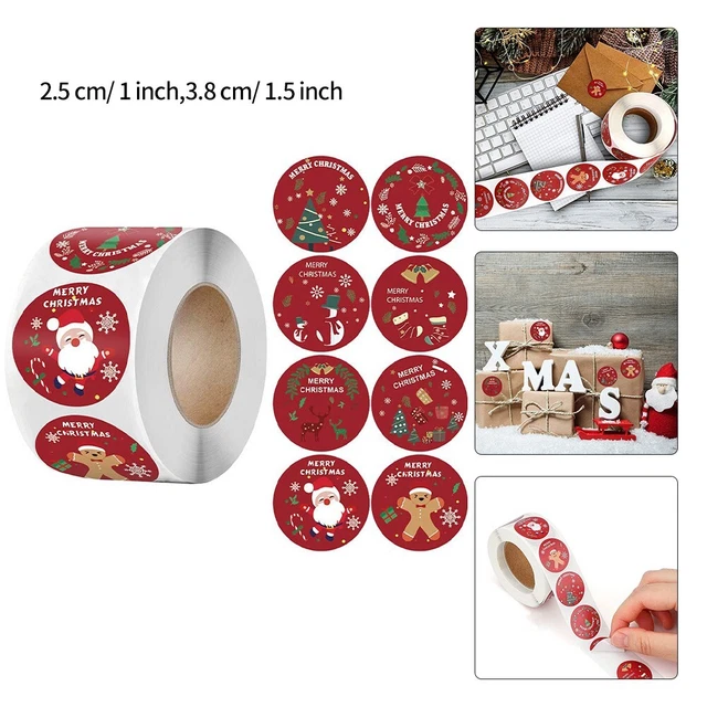 Medias de Navidad Pegatina Pegatinas de Navidad Regalo Decoración Feliz Navidad