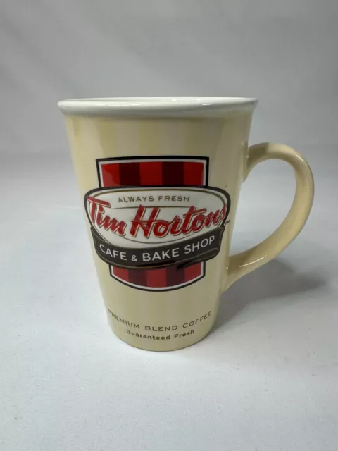 ✨ Tim Hortons ALWAYS FRESH COFFEE LTD. ED #012 MUG 5"H X 3.5"D Raised Letters ✨