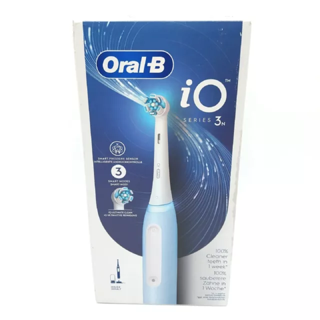 OralB Elektrische Zahnbürste IO3N wiederaufladbarer Handgriff Bürstenkopf Präzis