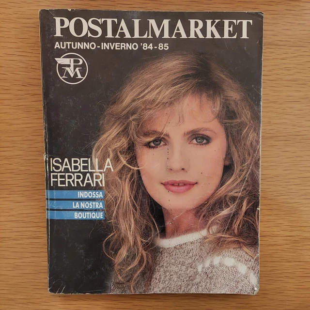 Catalogo POSTALMARKET n°49 / Autunno - Inverno '84-85 / Isabella Ferrari