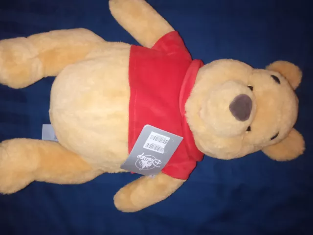 Disney Store Official Winnie the Pooh Soft Toy, 32cm/12”, Plush Cuddly Bear i