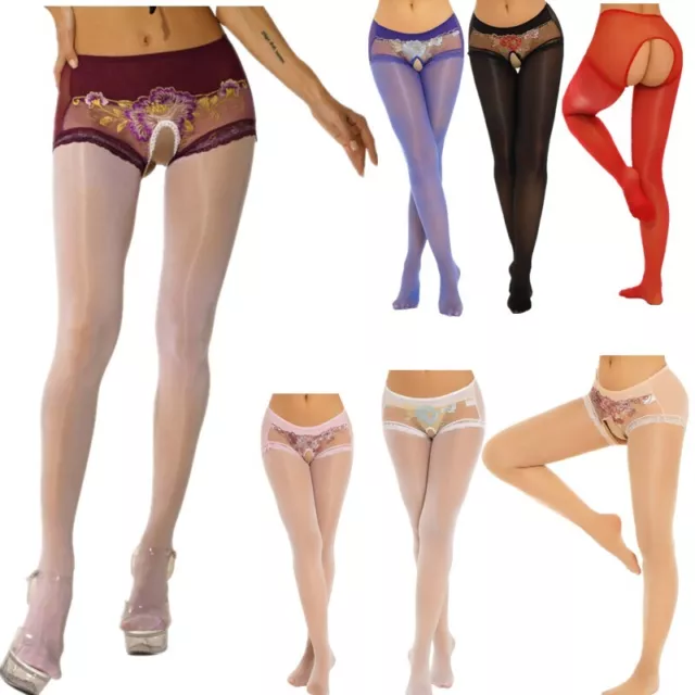 Women's Sexy Semi See-through Slim Fit Pants Elastic Sports Yoga Pants  LeggingⅠ