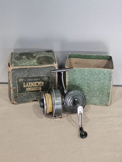 Vieux Moulinet Pêche Falcon LS 5 Avec Fil – Vintage Pour Canne – état Correct