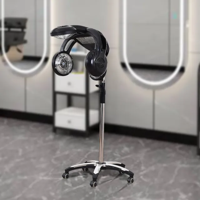 Salon Hair Dryer Adjustable with Wheels Fast Heating Perm Color Processor 110V