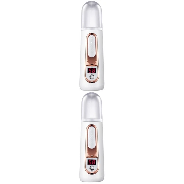 2 piezas pulverizador facial medible para piel pulverizador de niebla práctico nano cara vaporizador