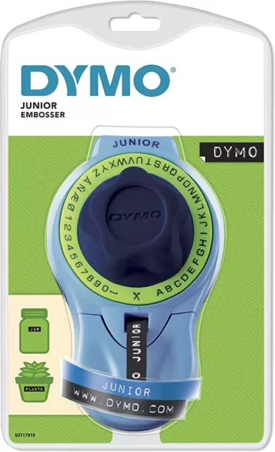 Dymo Etichettatrice a Rilievo Junior per Uso Domestico, Blu