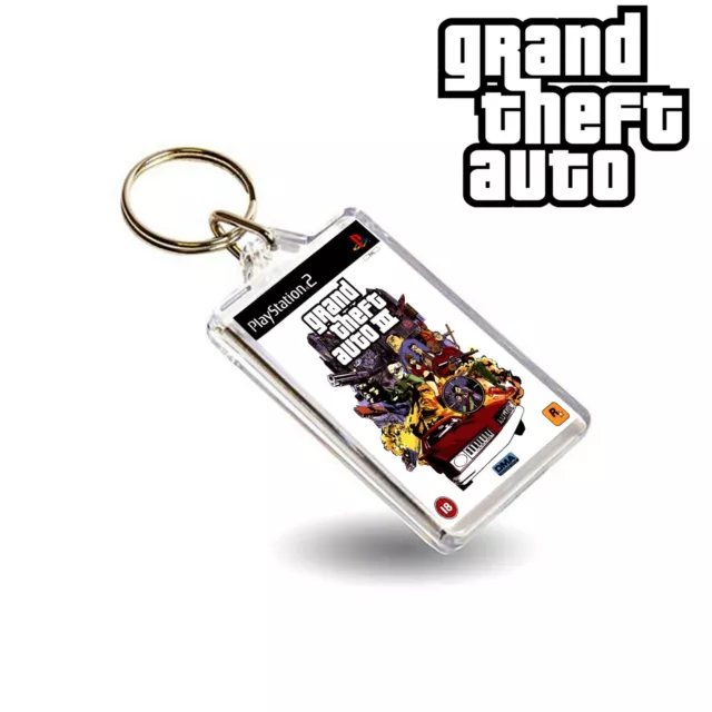 Grand Theft Auto Sanandreas Playstation 2 Inspired Keyring GTA -   Finland