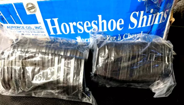 (100) Horseshoe Shims - Black 1/4" x 3" Plastic - PHS24 CRL