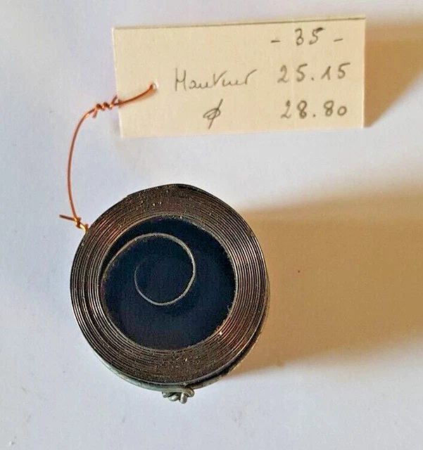 RESSORT horlogerie hauteur 7.20 mm diametre 24 mm epaisseur 0.20 mm