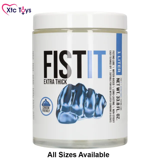 Fist It Extra Thick Water Based Anal Sex Lube/Lubricant - Fisting Lube