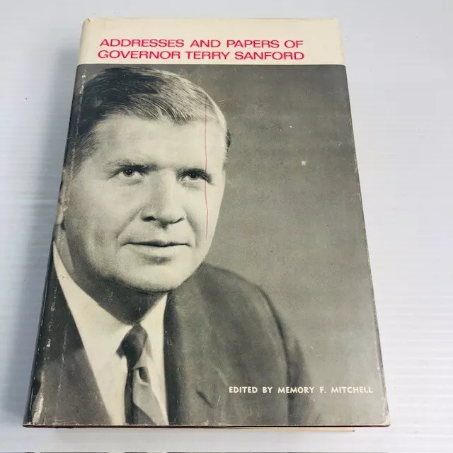 Addresses and Papers of Governor Terry Sanford North Carolina  1961-1965 DJ HC