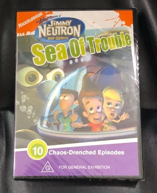 The Adventures Of Jimmy Neutron Boy Genius:Sea Of Trouble(2004:1 Disc DVD)New R4