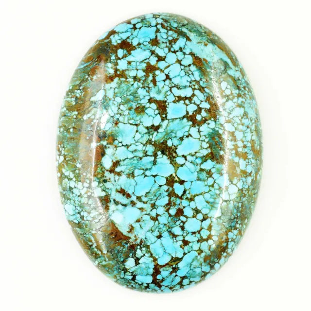 105.60 Ct Arizona Natural Morenci Blue Turquoise Cabochon Certified Gemstone