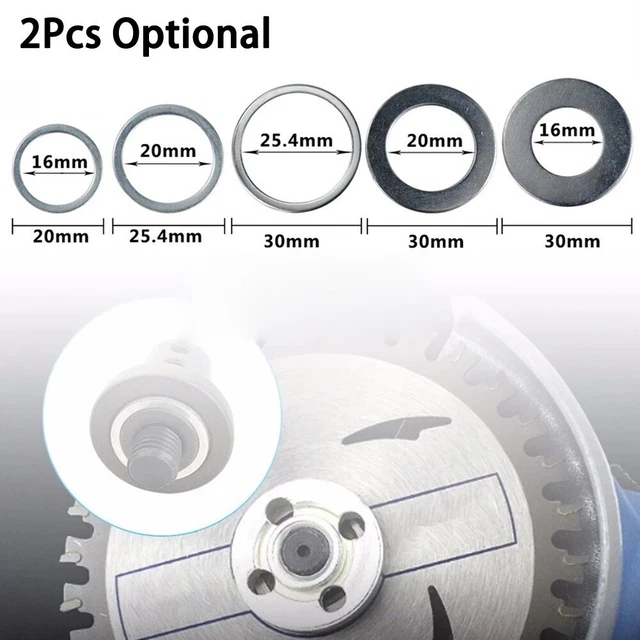 Anneau De Réduction Pour Scie Circulaire - Adaptateur Alésage 16 à 25,4mm | Métal, 1 Pièce