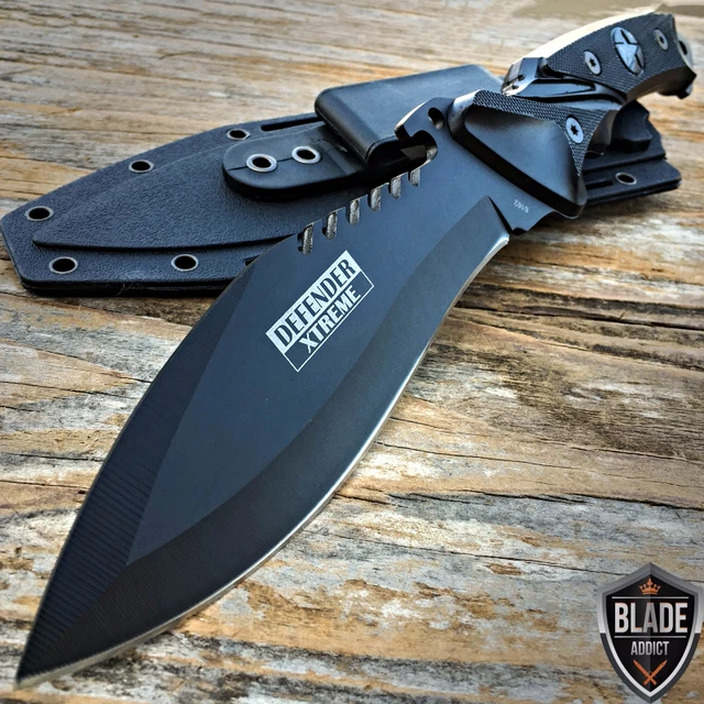 11& FIXED BLADE Hunting Tactical Combat Survival Knife Rambo Army