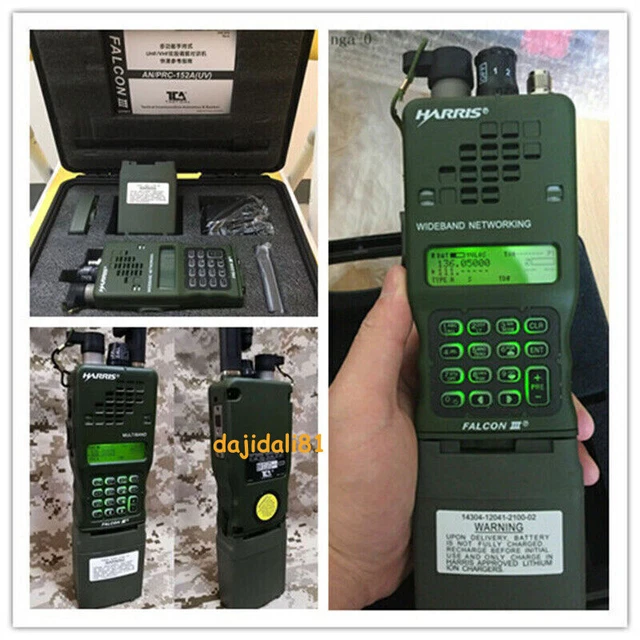 Radio Talkie-walkie TCA PRC-152A 15W – Coque Aluminium, VHF/UHF, Port GPS