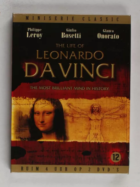 TV Series The Life Of Leonardo Da Vinci NL 2DVD 2005 Sealed! English