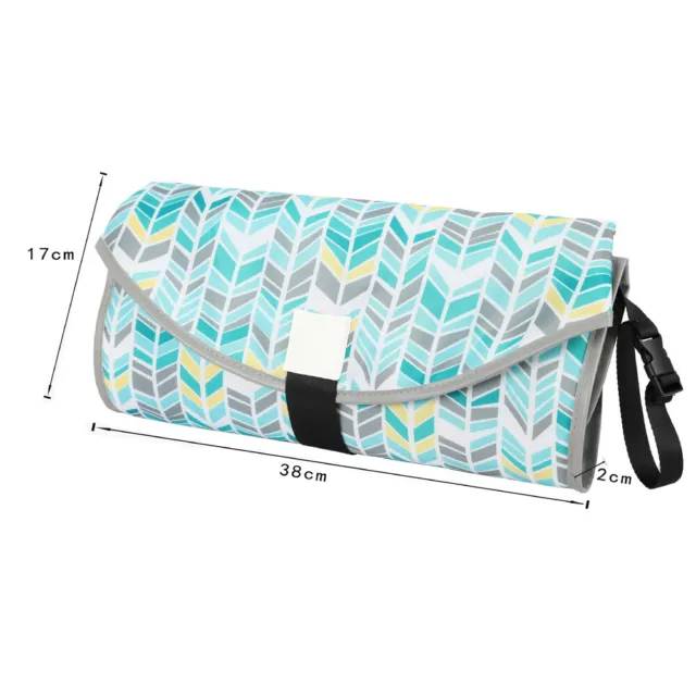 Waterproof Portable Baby Diaper Travel Home Change Changing Mat Pad Nappy Bag AU 3