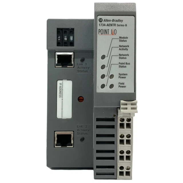 Allen Bradley 1734-AENTR Punto I/O Ethernet IP Serie B 10-28VDC USA Venditore