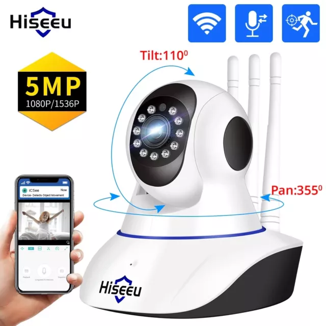 Caméra de surveillance intérieure IP Wifi HD 2MP  dispositif de sécurité vidéo P