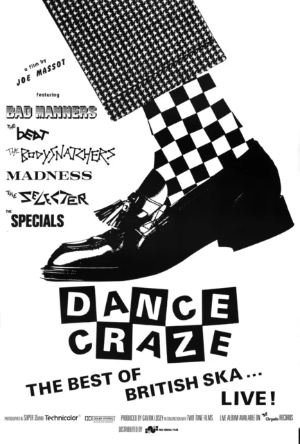 The Specials Dance Craze 16" x 12" Photo Repro Concert Poster