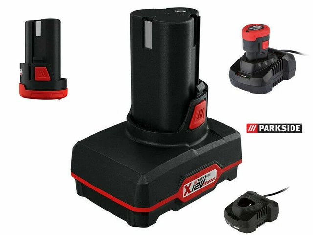 Chargeur Parkside Pour Batterie 12V 2,4Ah – Modèle X12VTEAM, Neuf