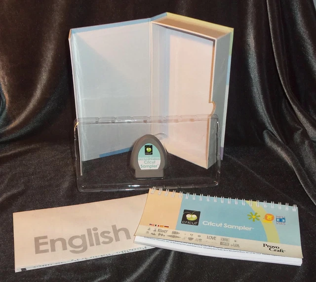 CRICUT SAMPLER W/CARTRIDGE Overlay & Manual Crafts Cutting 290299