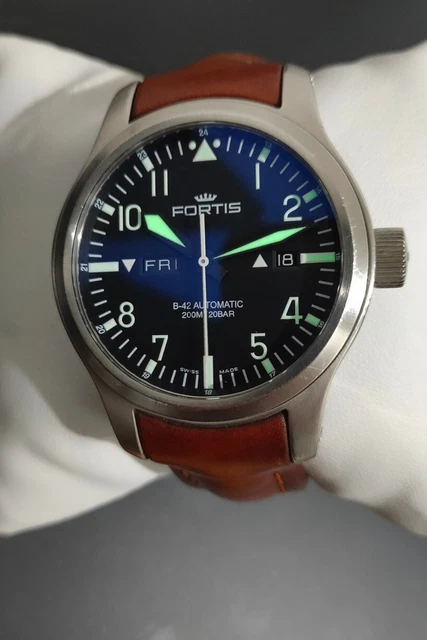 fortis b 42 flieger day date