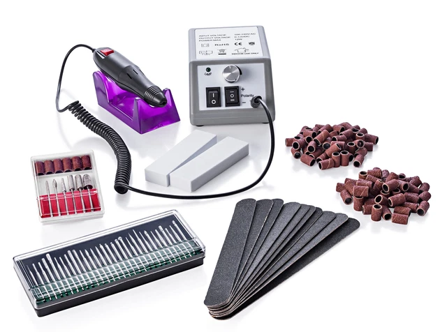 Fresa per unghie Orbisana professionale manicure set 10 W incl. accessori PNF 100 NUOVO