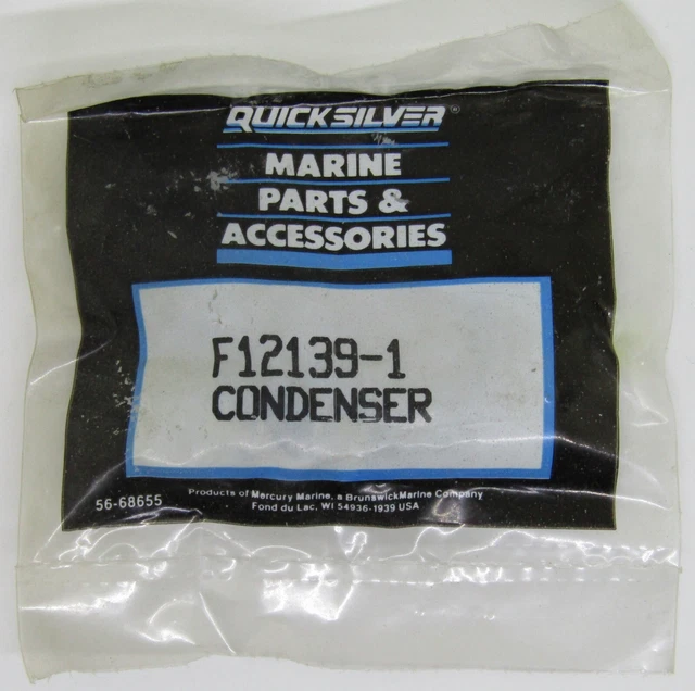 NEW QUICKSILVER MERCURY Marine Boat OEM Condenser Part No. F121391 34