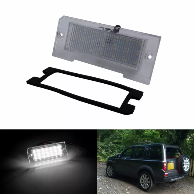 LED Licence Number Plate Light Lamp For Land Rover Freelander MK1 L314 1998-2006