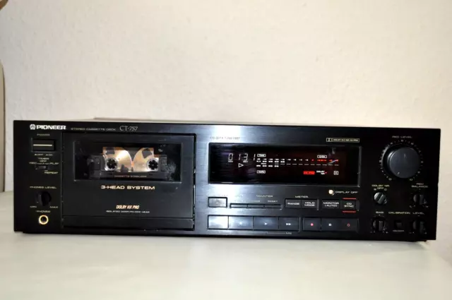 PIONEER CT 757 Tape Deck 3 Head Cassette 3 Kopf Kassettendeck Kassettenrecorder