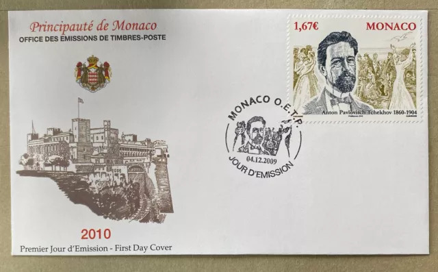 MONACO - FDC -150° anniversario nascita Anton Céchov