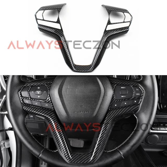 CARBON FIBER ABS Steering Wheel Cover Trim Accessories for ISUZU DMAX D