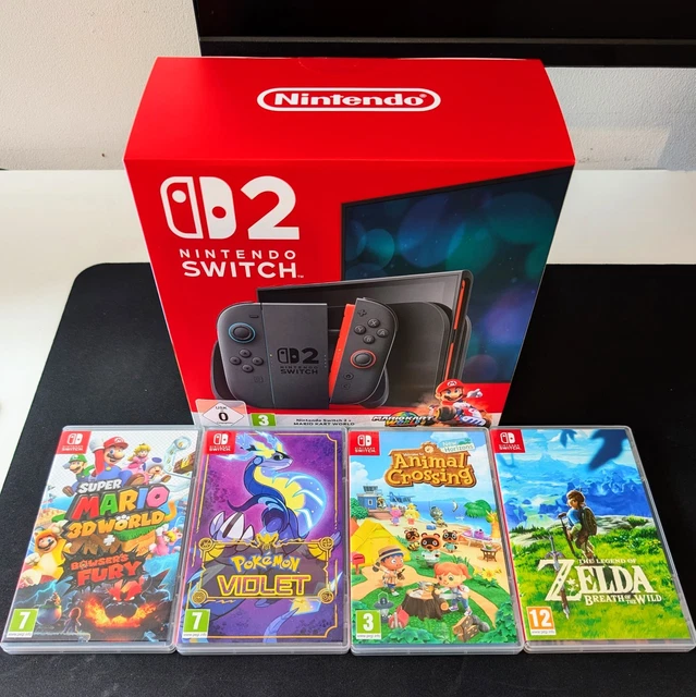 NINTENDO SWITCH 2 Console Mario Kart World ULTIMATE BUNDLE (1 Year NSO ...