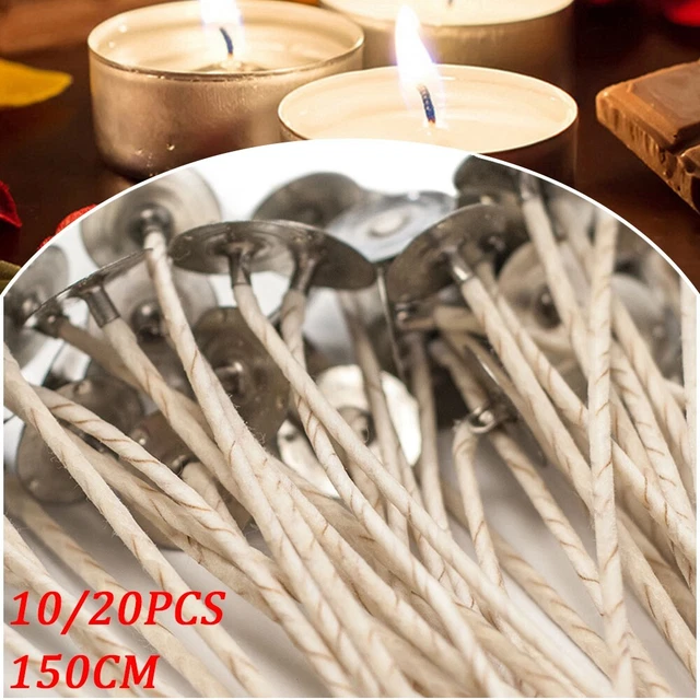 Hilo de algodón perdurable 150 mm 2 mm hilo de flores casero