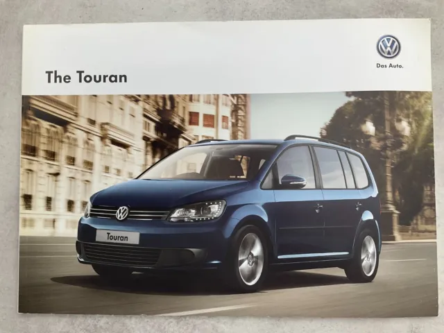 Volkswagen Touran UK Market Car Sales Brochure - December 2013