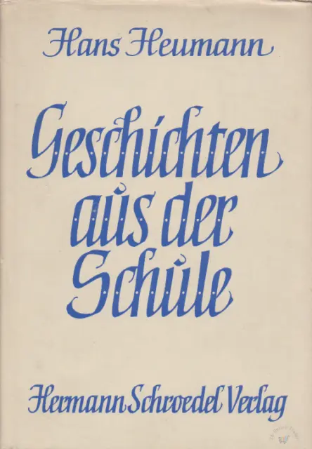 Geschichten aus der Schule - Hans Heumann - Buch