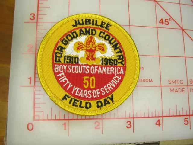 1960 Jubilee Field Day collectible patch (mD)