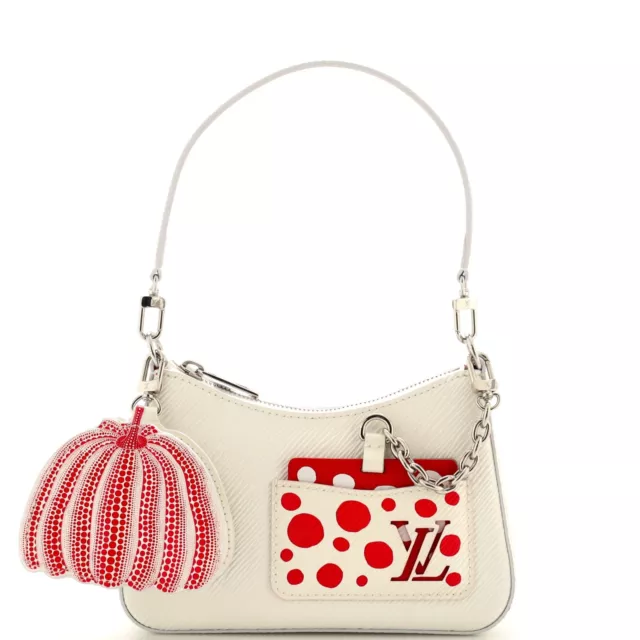 LOUIS VUITTON MARELLINI Handbag Epi Leather with Yayoi Kusama Infinity ...
