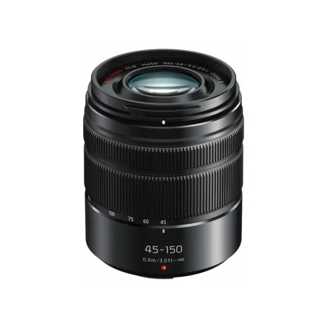Panasonic Lumix G Vario 45-150mm f/4.0-5.6 Aspherical Lens for MFT, Matte Black