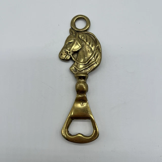 Ancien Décapsuleur Cheval Bronze France Old Bronze Horse Bo 60