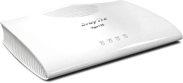Draytek Vigor130 cable router Gigabit Ethernet White