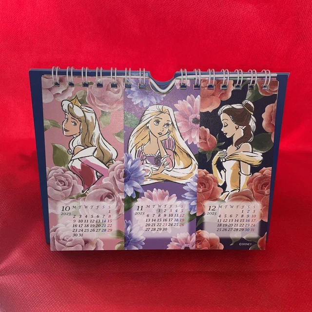 DISNEY PRINCESS DESK Calendar 2024 58.89 PicClick