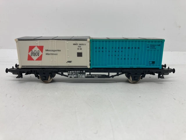 Lima 2852 – 3 Wagons HO Porte-containers DB Danzas & CNC – Occasion