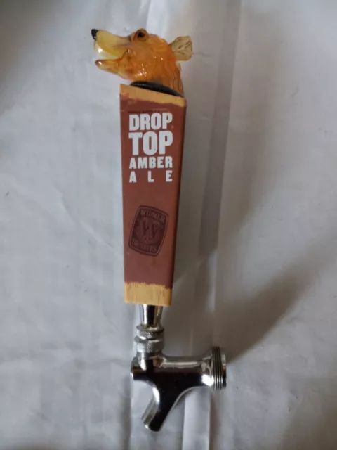 Vintage Drop Top Widmer Brothers Brewing Amber Ale Beer Dog Head Tap Pull Handle 2