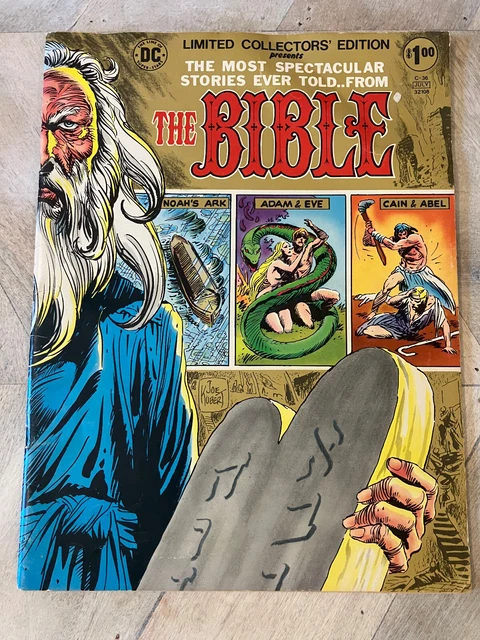 The Bible DC Comics Treasury limited collectors edition C36 1975